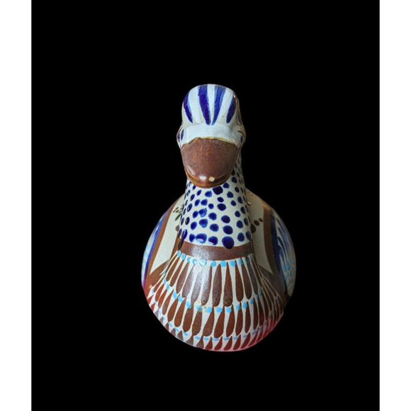 Vintage Mexican Folk Art Hand Painted Duck 6” - Picture 3 of 7